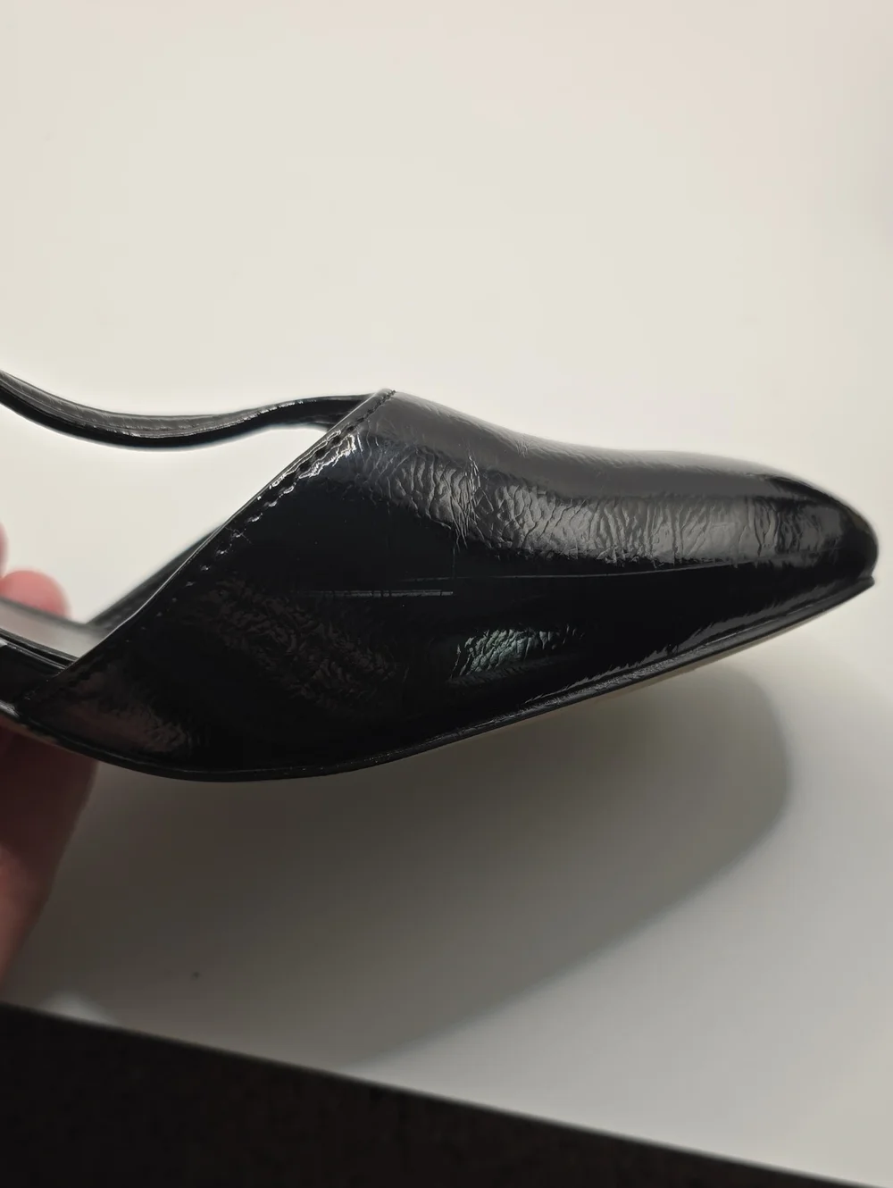 J. Crew Black Patent T-Strap Block Heels